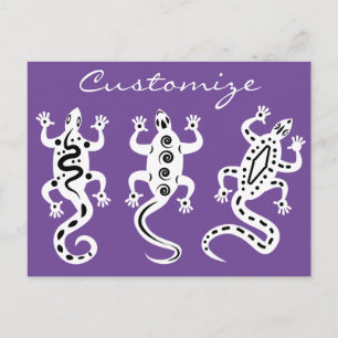 Carte Postale Trois Lizards Thunder_Cove style sud-ouest