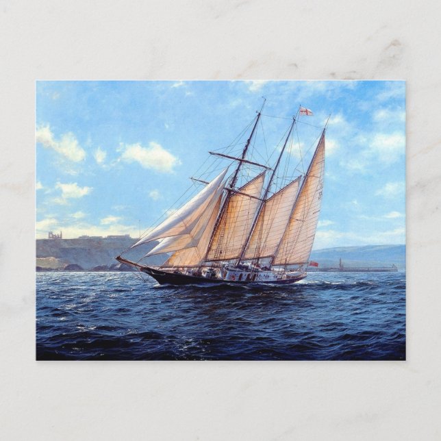 Carte Postale Trois maîtres contre le vent (Devant)