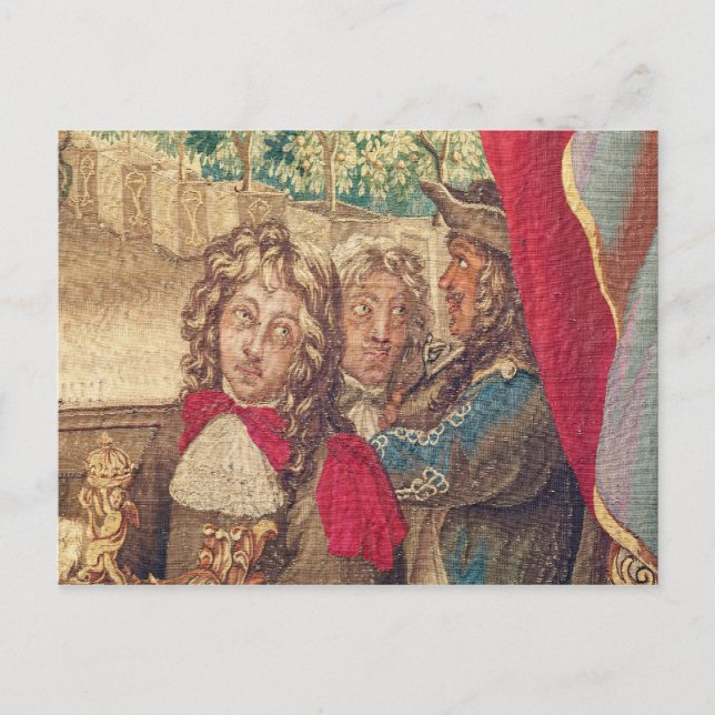 Carte Postale Trois personnes, à partir du mois de janvier (Devant)