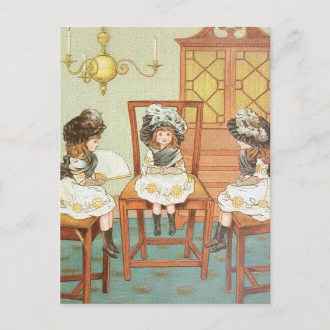 Carte Postale "Trois Petites Soeurs" (Devant)