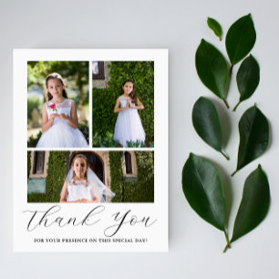 Carte Postale Trois Photo Sainte Communion Chalice Première Comm