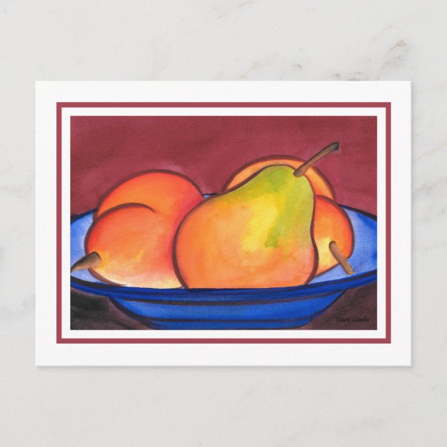 Carte Postale Trois poires (Devant)