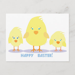 Carte postale Trois Poussins