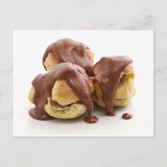 Carte Postale trois profiteroles (Devant)