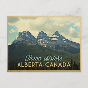 Carte Postale Trois soeurs Alberta Canada
