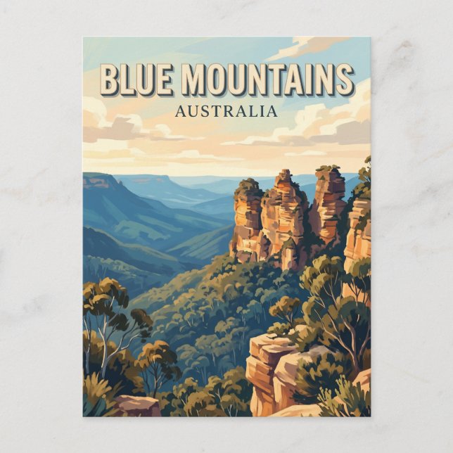 Carte Postale Trois Sœurs Australie (Devant)