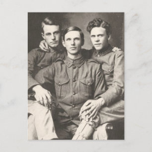 Carte Postale Trois soldats