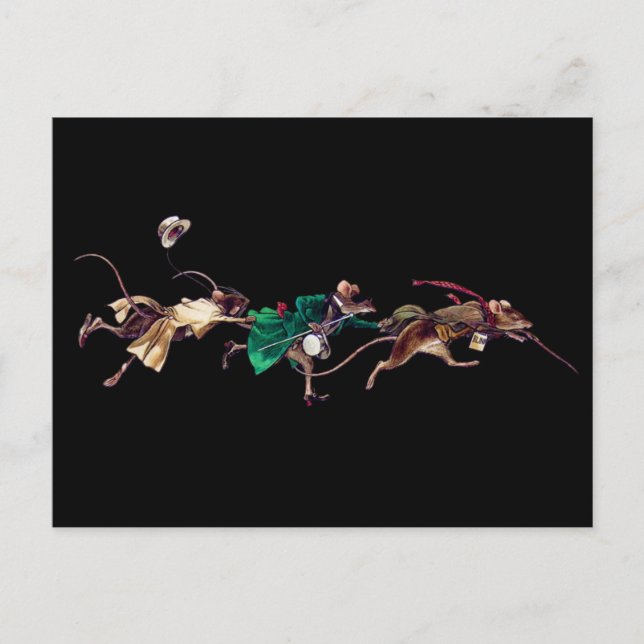 Carte Postale Trois souris aveugles (Devant)
