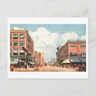 Carte Postale Troisième Avenue vintage à Birmingham, Alabama
