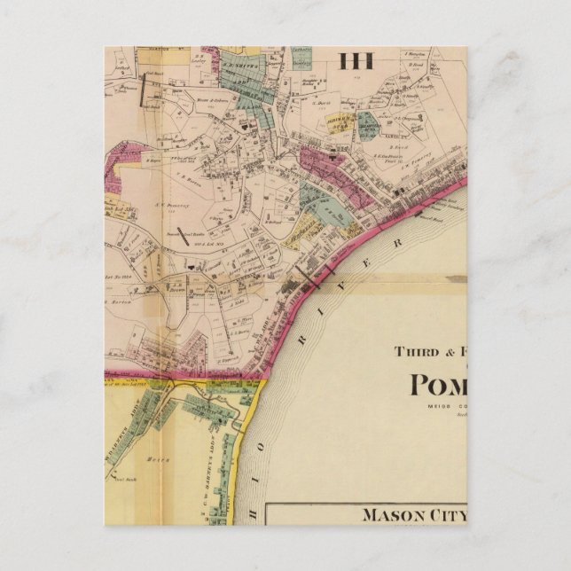 Carte Postale Troisième et quatrième rangs de Pomeroy (Devant)