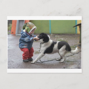 Carte Postale Troll a mon nez