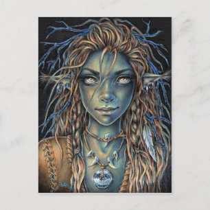 Carte Postale Troll Girl