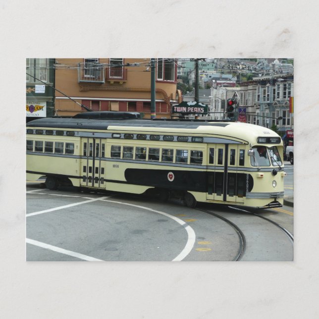 Carte Postale Trolley de San Francisco (Devant)