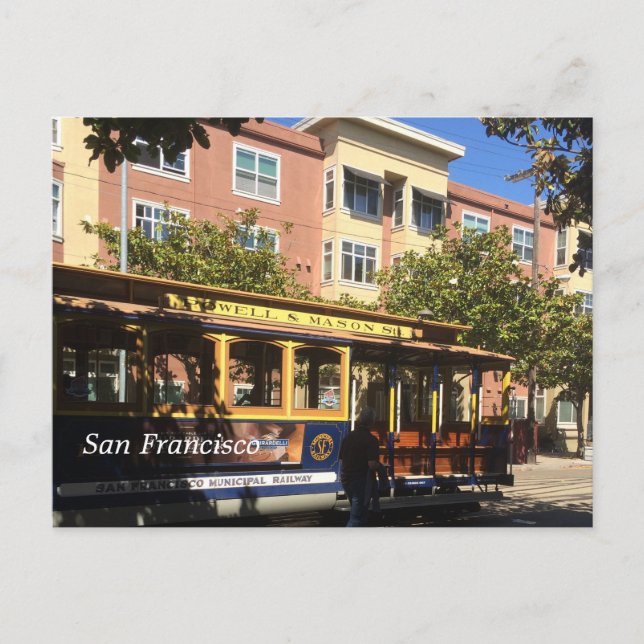 Carte Postale Trolley de San Francisco (Devant)
