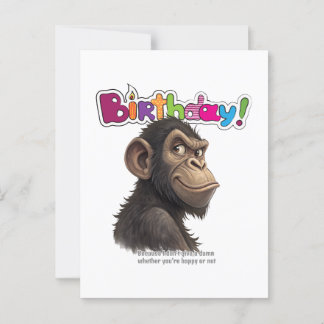 Carte Postale Trollface d'anniversaire