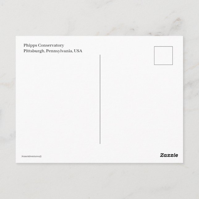 Carte Postale Trolly miniature (Dos)