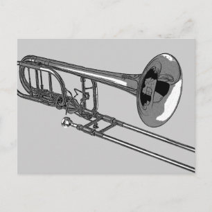 Carte Postale Trombone