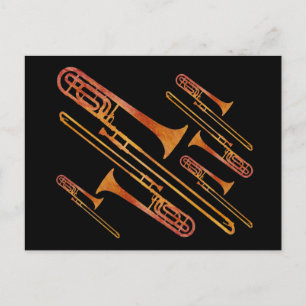 Carte Postale Trombones