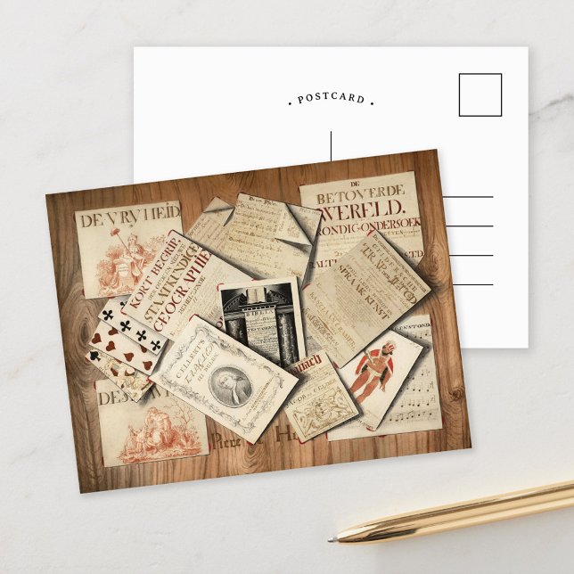 Carte Postale Trompe l’œil | Piere De Hoop (Créateur téléchargé)