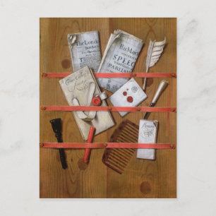 Carte Postale Trompe l'oeil, 1702