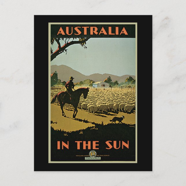 Carte Postale Trompf Australie Au Soleil (Devant)