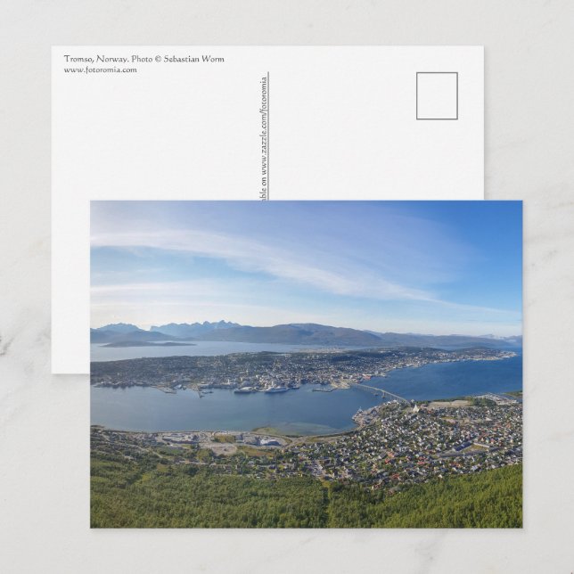 Carte Postale Tromso Norvège (Devant / Derrière)