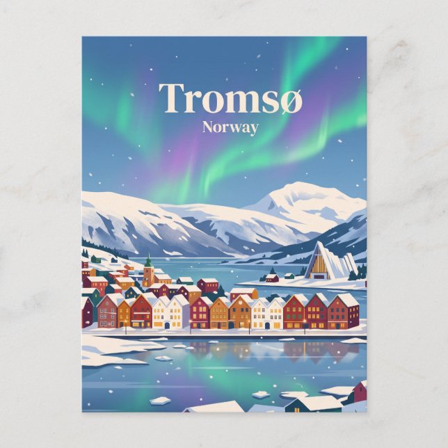 Carte Postale Tromsø Norvège (Devant)
