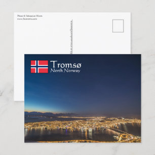 Carte Postale Tromso Norvège
