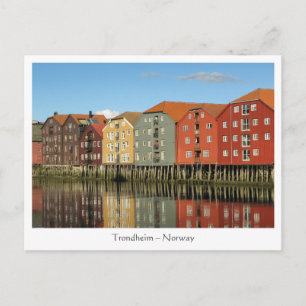 Carte Postale Trondheim Norvège