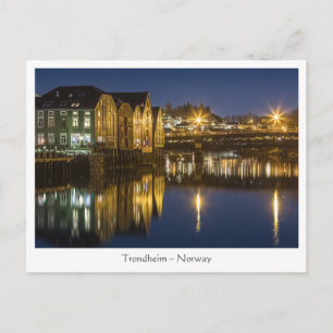 Carte Postale Trondheim Norvège