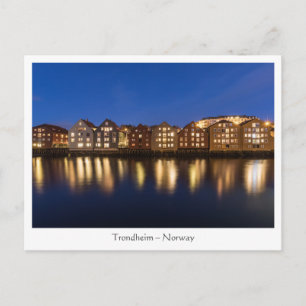 Carte Postale Trondheim Norvège