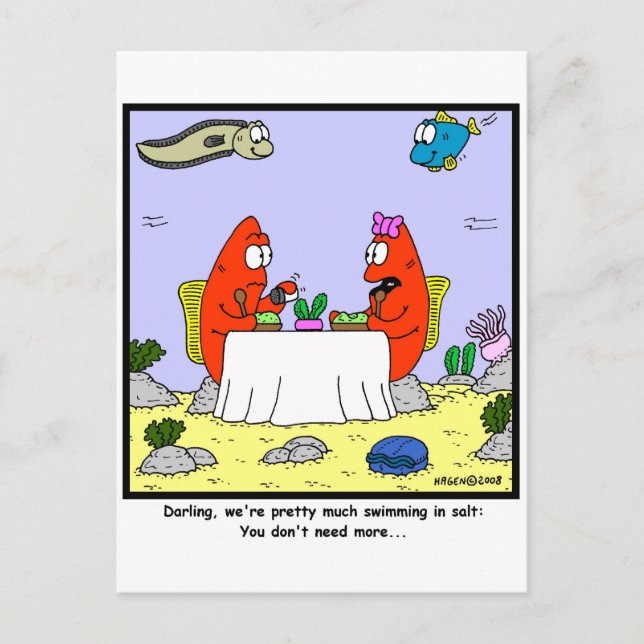 Carte Postale Trop de sel (Devant)