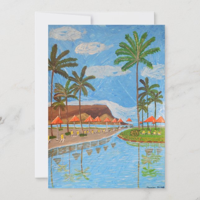 Carte postale Tropical Scene (Devant)