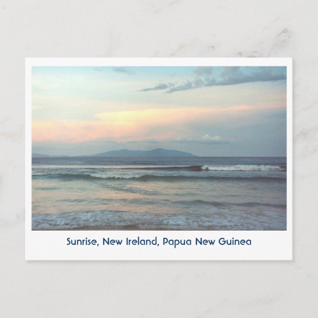 Carte Postale Tropiques, Sunrise, Papouasie-Nouvelle-Guinée Cart (Devant)