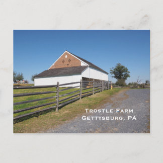 Carte Postale Trostle Grange à Gettysburg PA