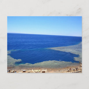 Carte Postale Trou Bleu Scuba Dive Spot