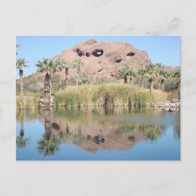 Carte Postale Trou dans la roche Monument du désert de l'Arizona (Devant)