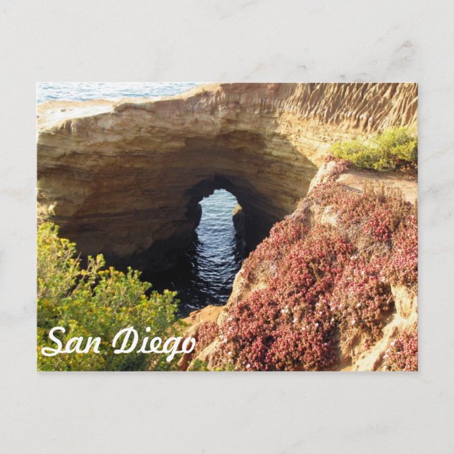 Carte Postale Trou De Clavier À Sunset Cliffs (Devant)