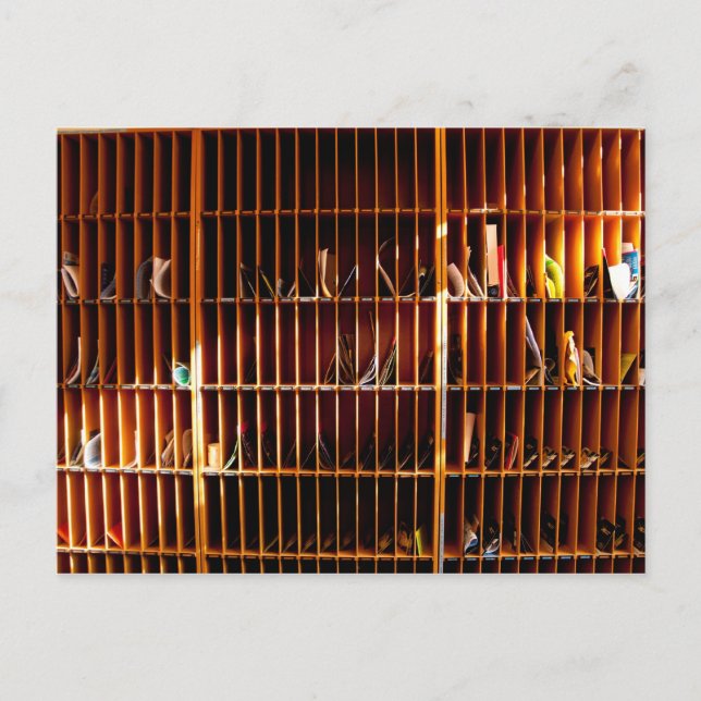 Carte Postale trou de pigeon en informatique (Devant)