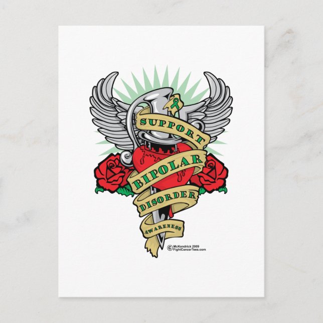 Carte Postale Trouble bipolaire Dagger (Devant)