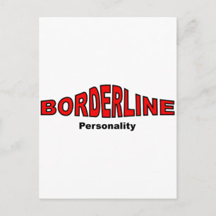 Carte Postale Trouble de la personnalité en bordure