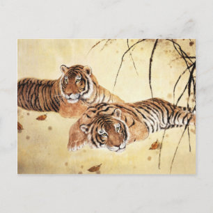 Carte Postale Troupeau de chameaux, Art Chinois Classique