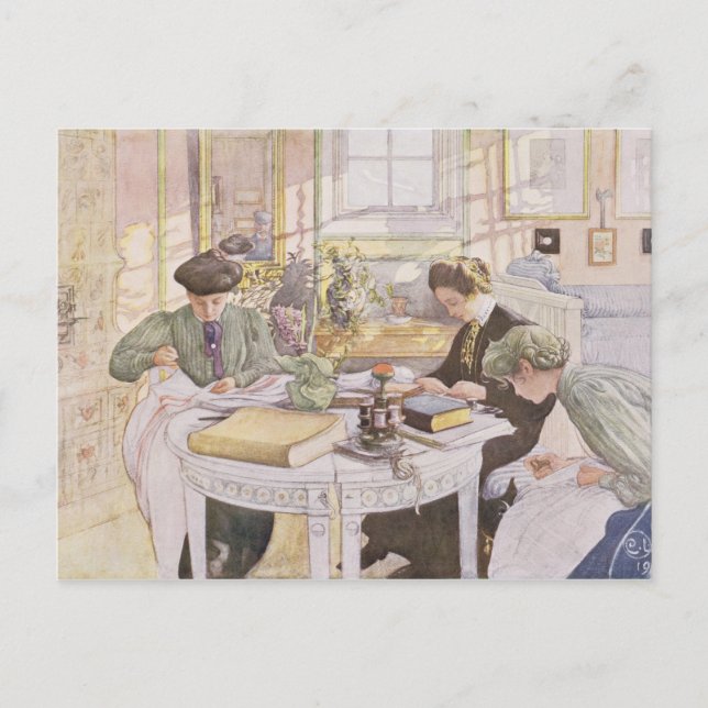 Carte Postale Trousseau, pub. dans 'Lasst Licht Hinin'(`Let in M (Devant)