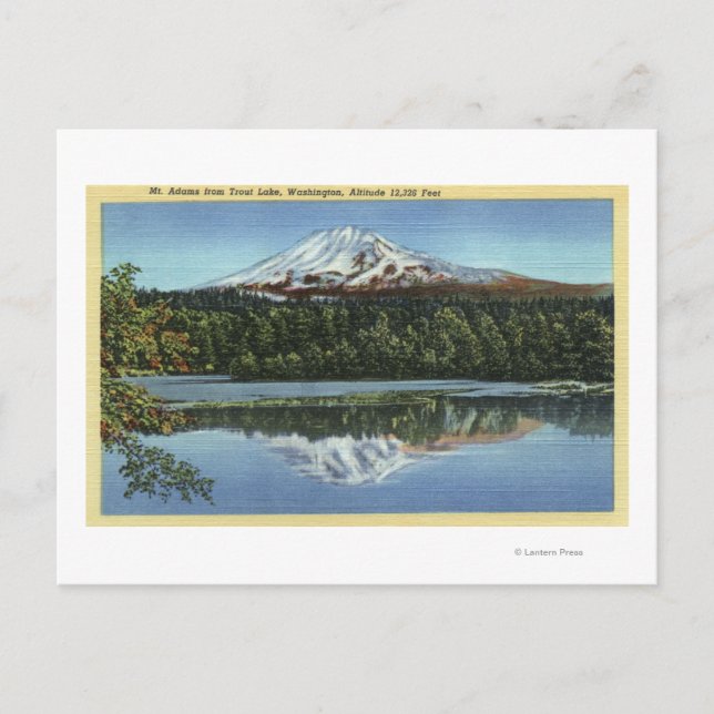 Carte Postale Trout Lake, Washington (Devant)