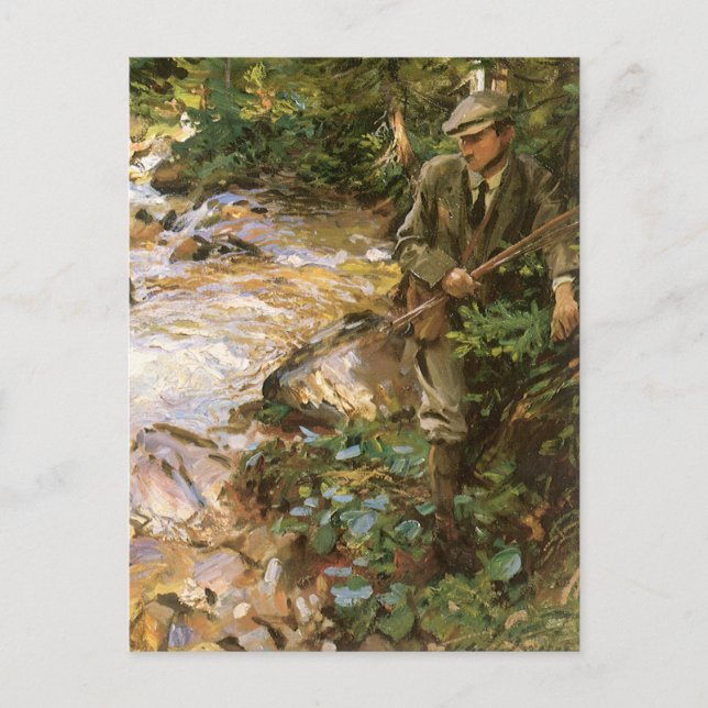 Carte Postale Trout Stream in the Tyrol par John Singer Sargent (Devant)