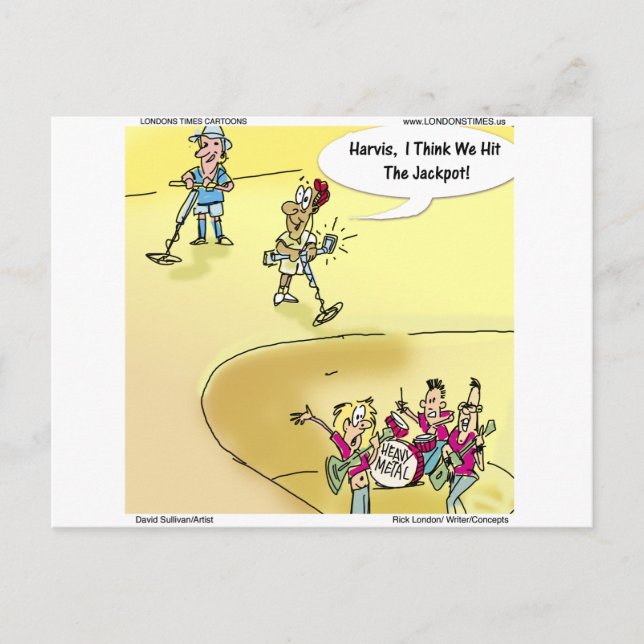 Carte Postale Trouver des cadeaux amusants en métal lourd Tee -  (Devant)