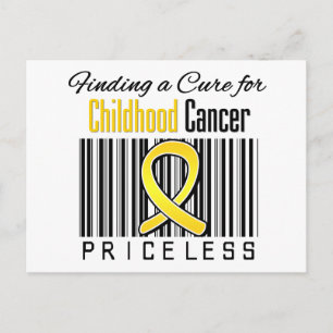 Carte Postale Trouver un remède pour le cancer de l'enfant PRICE