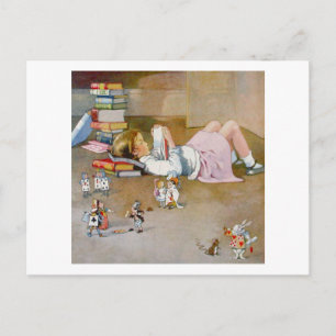 CARTE POSTALE TROUVER WONDERLAND