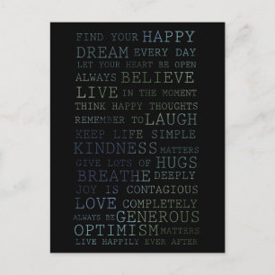 Carte Postale Trouvez votre bonheur