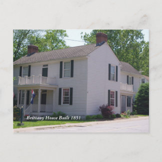 Carte Postale Troy 066, Bretagne Maison construite 1851